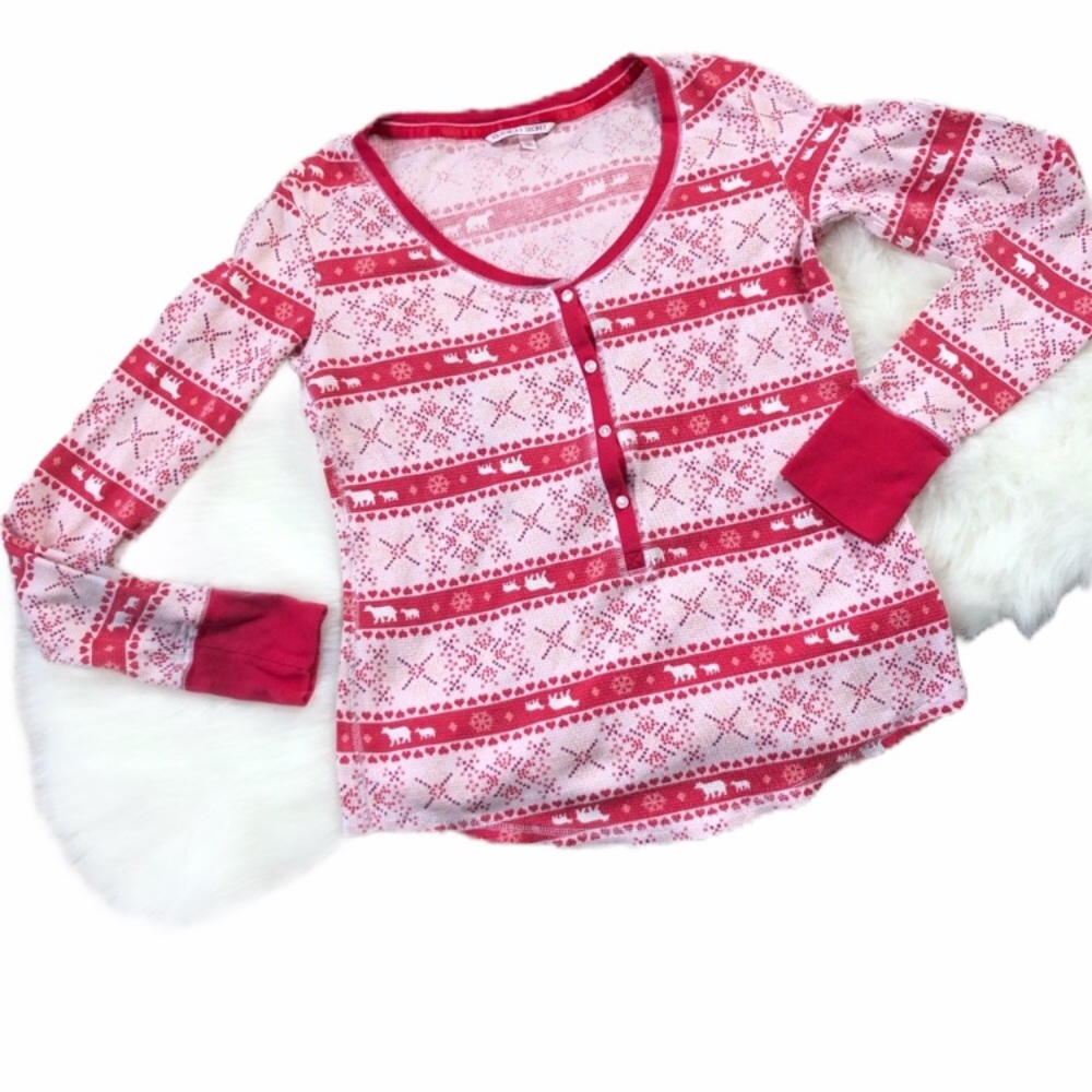 Victoria’s Secret thermal PJ Top